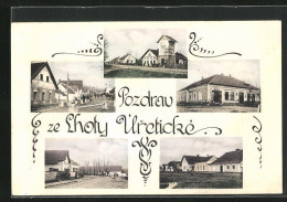 AK Ureticka Lhota, Eindrücke Der Ortschaft  - Tchéquie