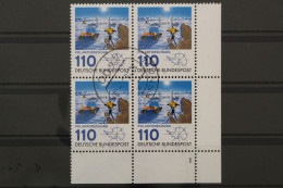 Deutschland, MiNr. 1100, 4er Block, Ecke Rechts Unten, FN 1, Gestempelt - Used Stamps