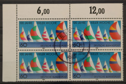 Deutschland (BRD), MiNr. 1132, 4er Block, Ecke Links Oben, Gestempelt - Used Stamps