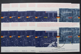 Deutschland (BRD), MiNr. Block 43, 10 Blöcke, ESST Berlin, Gestempelt - Used Stamps