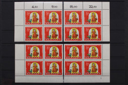 Berlin, MiNr. 312, Viererblöcke, Alle 4 Ecken, FN 2, Postfrisch - Unused Stamps