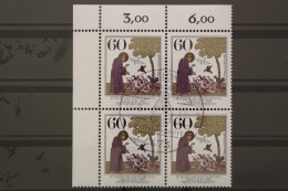 Deutschland (BRD), MiNr. 1149, 4er Block, Ecke Links Oben, Gestempelt - Oblitérés