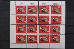 Berlin, MiNr. 318, Viererblöcke, Alle 4 Ecken, Postfrisch - Unused Stamps