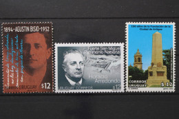 Uruguay, MiNr. 2680, 2681 + 2684, Postfrisch - Uruguay