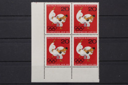 Deutschland, MiNr. 451, Viererblock, Ecke Li. Unten, Postfrisch - Unused Stamps