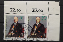 Deutschland, MiNr. 1184, Waagere. Paar, Ecke Rechts Oben, Gestempelt - Used Stamps