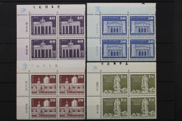 DDR, MiNr. 1879-1882, Viererblöcke, Ecken Links Oben, Postfrisch - Unused Stamps