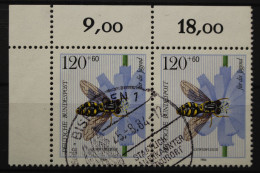 Deutschland (BRD), MiNr. 1205, Waag. Paar, Ecke Links Oben, Gestempelt - Used Stamps