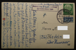 Schwalenberg, Kindererholungsheim, 2-zeiliger Stempel Auf Ansichtskarte - Other & Unclassified