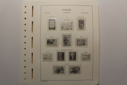 Leuchtturm, Europa-Union / CEPT 1985-1989, SF-System - Pre-printed Pages