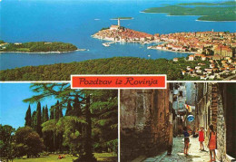 73980948 Rovinj_Rovigno_Istrien_Croatia Panorama Luftaufnahme Parkanlagen Gasse  - Croatia