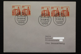 Berlin, MiNr. 533 Als 3er Streifen + 2er Streifen / Paar Auf Brief - Lettres & Documents