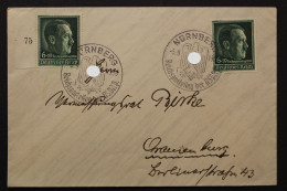 Deutsches Reich, MiNr. 672 X Als MeF Auf Brief, 5.9.38 - Briefe U. Dokumente