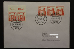Berlin, MiNr. 533 Als 3er Streifen + 2er Streifen / Paar Auf Brief - Covers & Documents