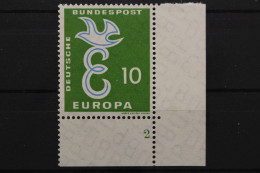 Deutschland (BRD), MiNr. 295, Ecke Re. Unten, FN 2, Postfrisch - Ungebraucht