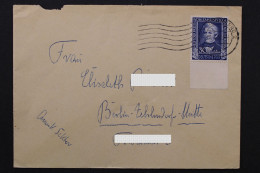 Deutschland (BRD), MiNr. 120 Auf Brief Ab Nürnberg Nach Berlin, 1950 - Brieven En Documenten