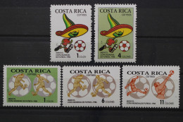 Costa Rica, MiNr. 1296-1300 I, Postfrisch - Costa Rica