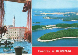 73980928 Rovinj_Rovigno_Istrien_Croatia Kuestenpanorama Luftaufnahme Hafen - Croatia