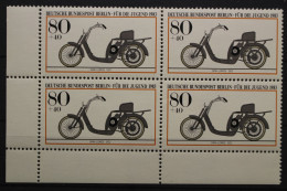 Berlin, MiNr. 696, Viererblock, Ecke Links Unten, Postfrisch - Unused Stamps