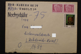 DDR, Stempel: Marke Seit 3.10. Ungültig - Nachgebühr - Cartas & Documentos