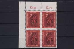 Deutschland, MiNr. 365, Viererblock, Ecke Links Oben, Postfrisch - Unused Stamps