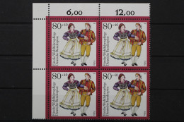 Deutschland, MiNr. 1697, 4er Block, Ecke Links Oben, Postfrisch - Ongebruikt