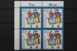 Deutschland, MiNr. 1699, 4er Block, Ecke Links Oben, Postfrisch - Ongebruikt