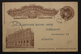 Uruguay, Ganzsache Hotel Alteno Nach Deutschland, 1908 - Autres & Non Classés