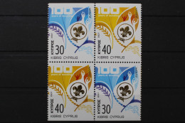 Zypern, MiNr. 1096-1097 Do / Du, Viererblock, Postfrisch - Unused Stamps