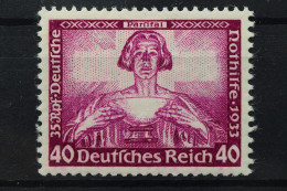 Deutsches Reich, MiNr. 507 A, Postfrisch, BPP Fotobefund - Ongebruikt