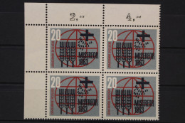 Deutschland, MiNr. 391, Viererblock, Ecke Li. Oben, Postfrisch - Unused Stamps