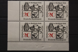 Deutschland, MiNr. 462, Viererblock, Ecke Links Unten, Postfrisch - Neufs