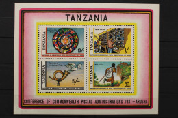 Tansania, MiNr. Block 25, Postfrisch - Tansania (1964-...)