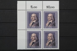 Deutschland, MiNr. 1681, 4er Block, Ecke Links Oben, Postfrisch - Neufs