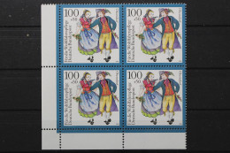 Deutschland, MiNr. 1699, 4er Block, Ecke Links Unten, Postfrisch - Neufs