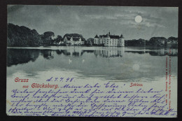 Glücksburg, Blick Zum Schloss Bei Vollmond - Autres & Non Classés