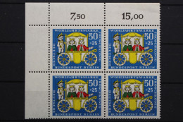 Berlin, MiNr. 298, Viererblock, Ecke Links Oben, Postfrisch - Unused Stamps