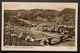 Cochem, An Der Mosel, Teilansicht Mit Burg Und Kond - Andere & Zonder Classificatie