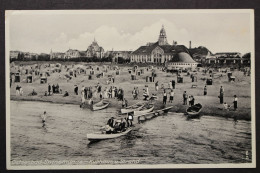 Swinemünde, Ostseebad, Kurhaus Und Strand, Ruderboote - Pommern