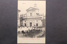 Genua, Piazza Nuova Colla Chiesa Di Sant' Ambrogio - Other & Unclassified