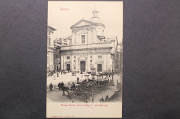 Genua, Piazza Nuova Colla Chiesa Di Sant' Ambrogio - Autres & Non Classés