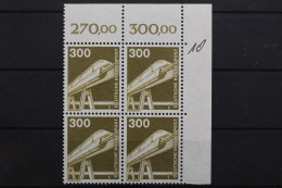 Deutschland, MiNr. 1138, Viererblock, Ecke Re. Oben, Postfrisch - Neufs