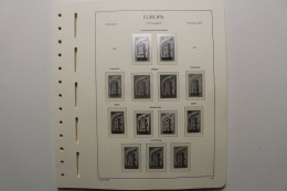 Leuchtturm, Europa-Union / CEPT 1956-1969, SF-System - Vordruckblätter