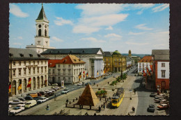 Karlsruhe, Marktplatz Mit Stadtkirche - Other & Unclassified