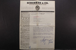 Berlin, Schenker & Co, Rechnung Vom 30.10.1942 - Autres & Non Classés