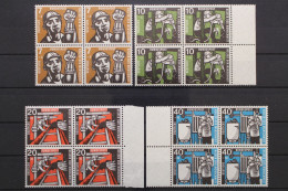 Deutschland (BRD), MiNr. 270-273, Viererblöcke, Postfrisch - Unused Stamps