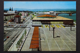 Mainz, Rathausplatz Mit Blick Zur Rheingoldhalle U. Th.-Heuss-Brücke - Andere & Zonder Classificatie