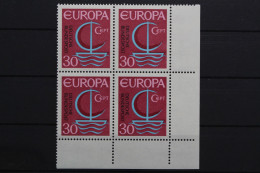 Deutschland, MiNr. 520 PLF I, 4er Block, Ecke Re. U., Postfrisch - Variétés Et Curiosités