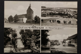 Albaxen, 4 Ortsansichten, Kirche - Sonstige & Ohne Zuordnung