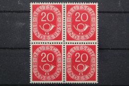 Deutschland (BRD), MiNr. 130, Viererblock, Postfrisch - Ungebraucht